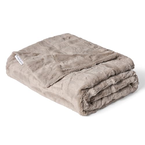 Ultra-Soft Sorbet Throw Blanket, Tranquil Dove, Adult | Silky Smooth Throw with Midweight, Breathable Fabric That's Machine Washable and Perfect for Holiday Gifting - color: Sorbet Tranquil Dove, size: Adult