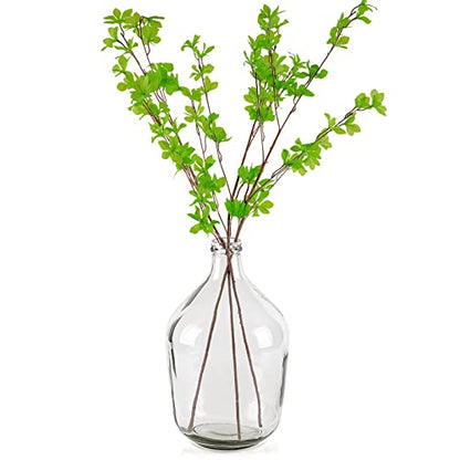Bfttlity Clear Glass Vase for Centerpieces Table Home Room Decor, L | 15" Tall Clear Vase for Branches, Floor Flowers Vase - size: Large-Clear