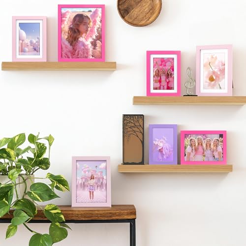 15 Pack Collage Picture Frames Wall Decor Gallery Wall Picture Frame Set for Mounting or Tabletop Display, Multi Sizes with Three 8x10, Six 5x7, Six 4x6