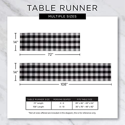 DII Woven Basics Collection 100% Cotton Knit Table Runner, 15x108, Bark Brown - color: Bark Brown, size: 15x108"