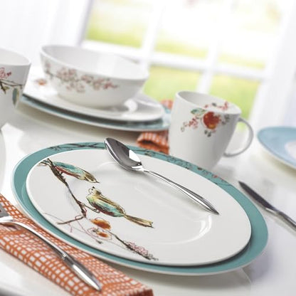 Lenox 897259 Chirp Dinner Plates, Set of 4 - style: Dinner Plates, Set of 4