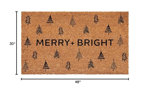 Calloway Mills 109113048 Merry Tree Farm Doormat 30" x 48" - size: 2'6" x 4' (Rectangular)