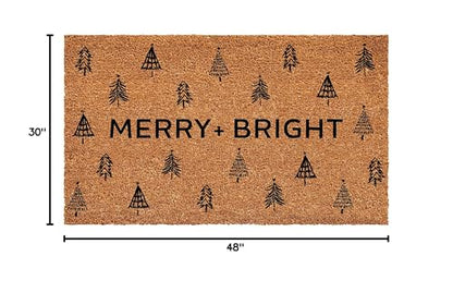 Calloway Mills 109113048 Merry Tree Farm Doormat 30" x 48" - size: 2'6" x 4' (Rectangular)