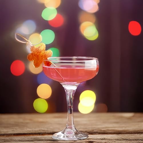 Martini Glasses, Champagne Cocktail Glasses, Elegant Coupe Cocktail Glasses, Long Stem Glassware (4 Pcs) - style: 4 Pcs