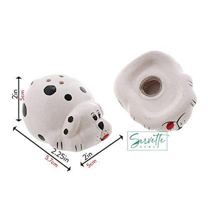 Puppy Ceramic Salt & Pepper Shaker - color: Puppy