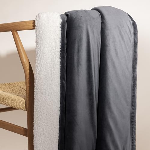 UGG Bliss Fleece Plush Throw Blanket for Couch, 50''x70'', Imperial Blue | Soft, Cozy, Reversible, Oeko-Tek Compliant, Easy Care, Medium Weight, Giftable Blanket, Year-round Use - color: Blue