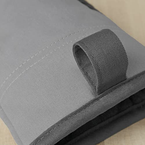 KitchenAid Beacon Two-Tone Non-Slip Mini Oven Mitt Set, Cool Grey/Frost Grey, 5.5"x8", 2 Piece - color: Cool Grey/Frost Grey