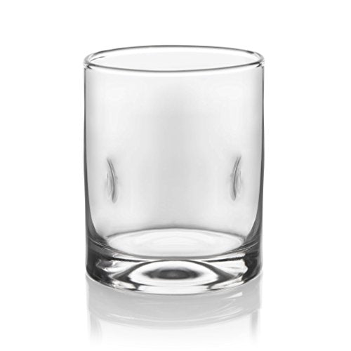 Libbey Impressions 16-Piece Tumbler and Rocks Clear Drinking Glasses, 8 16.7oz & 8 12oz Double Old-Fashioned Glass Drinking Cups Set - color: 05 - Impressions