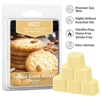 UCC Premium Wax Melts, Fall Variety Fragrance Melts, Scented Soy Wax Melts Cubes, Natural Plant Based Highly Scented Wax Melts Tarts, 4 Pack - color: SET M