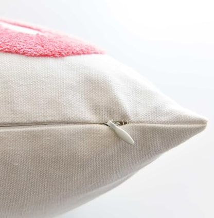 Embroidered You Got This Decorative Pink Throw Pillow Cover, Inspirational 18 Inches x 18 Inches Cover Only