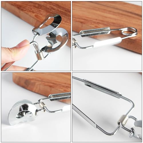 Ipetboom 4 Pack Escargot Tongs Stainless Steel Snail Tong Food Serving Clip Clamp Ergonomic Curved Handle Heat Resistant for Dining Party Buffet 12.59 X 3.93 X 3.14 in - color: 4pcs
