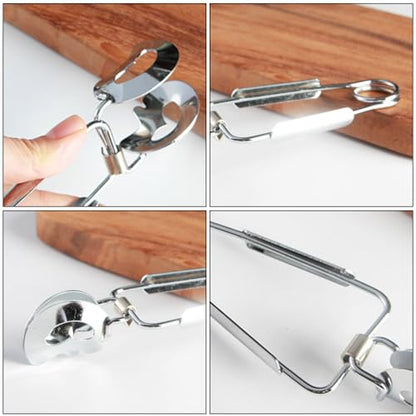 Ipetboom 4 Pack Escargot Tongs Stainless Steel Snail Tong Food Serving Clip Clamp Ergonomic Curved Handle Heat Resistant for Dining Party Buffet 12.59 X 3.93 X 3.14 in - color: 4pcs