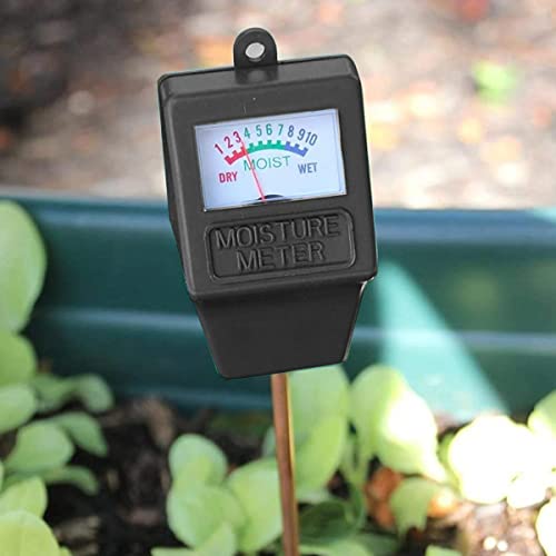 Soil Moisture Meter,Plant Hygrometer Moisture Sensor Plant Water Monitor for Potted Plants,Garden,Farm, Lawn(No Battery Needed)-Black - color: Black
