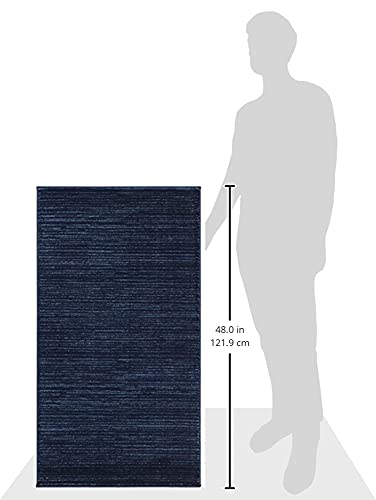 SAFAVIEH Vision Collection Accent Rug - 2'2" x 4', Navy, Modern Ombre Design, Non-Shedding & Easy to Clean, Ideal for Entryway, Foyer, Bedroom (VSN606N) - color: Navy, size: 2'2" x 4' (Rectangular)