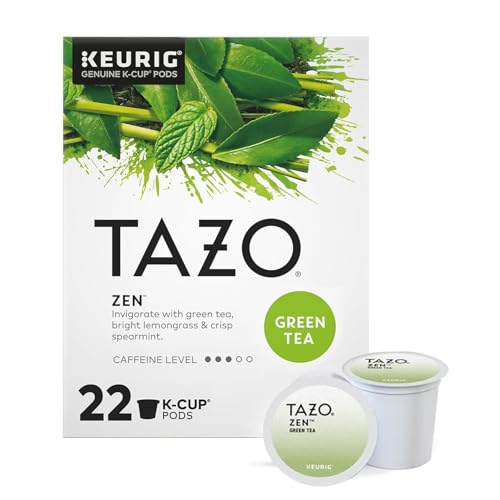 TAZO Tea Bag K-Cup Pods, Awake English Breakfast & Zen 22 CT (1ea) (Variety Pack) - size: 22 Count (Pack of 1) Awake & Zen Variety
