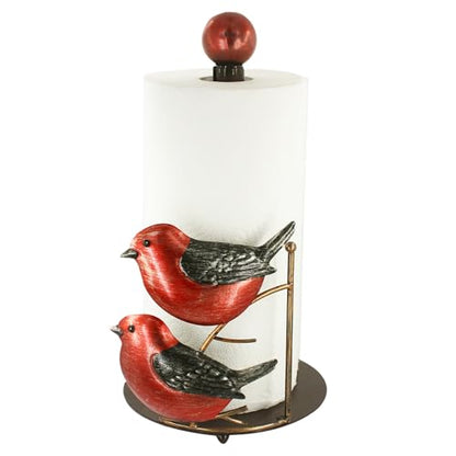 Red Paper Towel Holder Decorative Paper Towel Holder Red Kitchen Decor Winter Paper Towel Holders Countertop Cardinal Decor for Christmas Valentine Mother Day