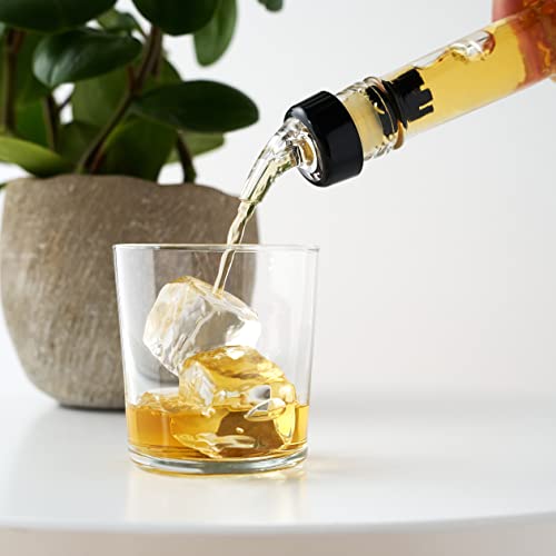 True Ace Measured Liquor Pour Spout, 1 Ounce Pourer, Fits Standard Liquor Bottles, Bar & Cocktail Accessories, Plastic, Set of 1 - size: 1oz