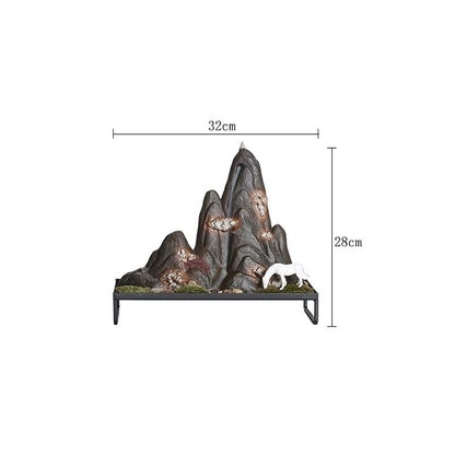 Incense Burner Backflow Incense Burner Mountain and Flowing Water Creative Home Personalized Accessories Incense Burner Ornaments Backflow Incense Burner