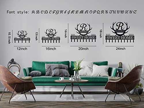 Key Hooks for Wall, Personalized Key Holder for Wall, Key Holder Coat Rack, Rustic Key Holder for Wall, Antler Key Holder Simple and Practical Key Hooks, Key Holder Wall Hanging, Custom Name Key Rack - color: Design 3