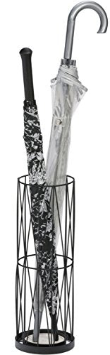 Mango Steam Pluvian Soakstone Umbrella Holder (Regular, Black) - color: Black, size: Regular Round