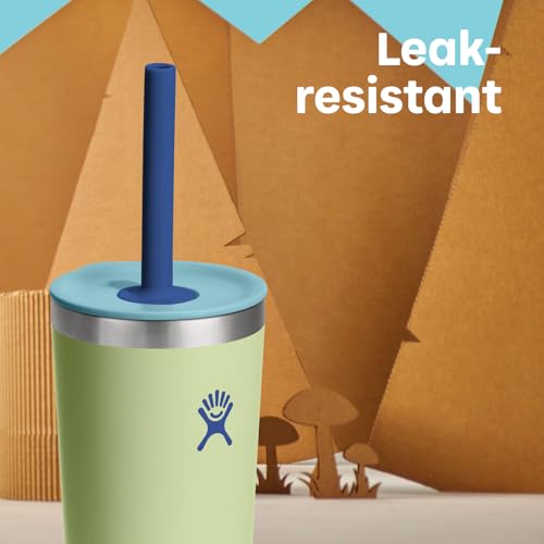 Hydro Flask Kids 12 Oz Tumbler with Lid and Straw for School - Insulated Stainless Steel in Bluejay - color: BLUEJAY