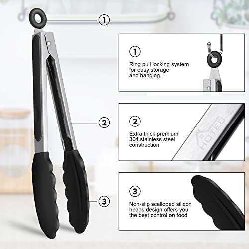 HOTEC Silicone Tongs and Spatulas