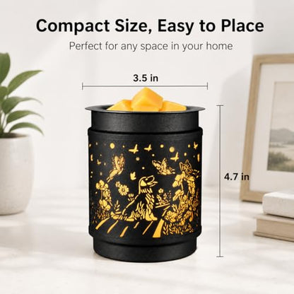 Wax Melt Warmer Metal Wax Warmer for Scented Wax (Dogs) | Electric Fragrance Candle Oil Burner 2 in 1,as Gifts for Moms Grandma Women Girls - style: Dogs
