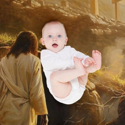 Jesus Leaving The Tomb 01 Flannel Blankets Fleece Soft Throw Lightweight Plush Gifts for Couch, Bed, Cozy Sofa Plush, Chair, Lovers 50x60in(125x150cm) - color: Style-10, size: 50x60in(125x150cm)