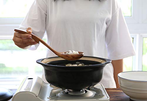 Wooden Ladle 3Size, Wooden Spoons for Cooking, Wooden Ladle for Soup, Natural Teak, Non-Stick Wooden Spoon, Wood Cooking Spoons, Kitchen Utensils set - size: 3Pcs Set