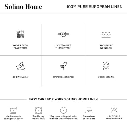 Solino Home 100% Linen Napkins Blue, Classic Hemstitch 20 x 20 in, Set of 4 | Cloth Napkins for everyday meals and hosting | soft plain weave, artisan crafted | Sky Blue | Pure Linen | OEKO-TEX Certified - color: 09: Sky Blue, size: 20" x 20" (Set of 4)