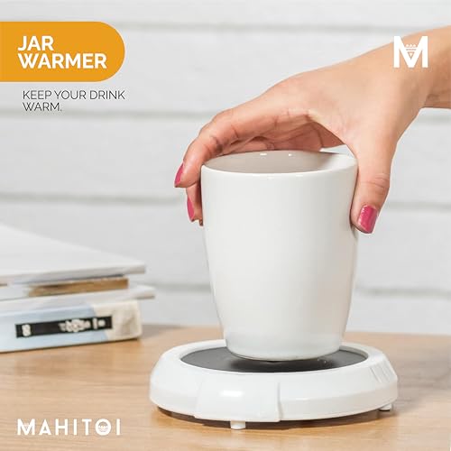 Durable Heavy Portable Large Warmer Safe Plate for Candle Jar & Mug Warmer, White Pack - color: White