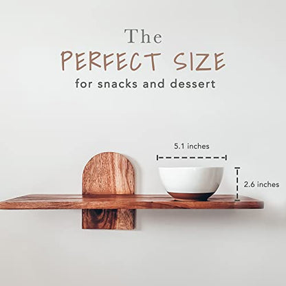 Mora Ceramic Small Dessert Bowls - 16oz, Set of 6 - Microwave, Oven and Dishwasher Safe, For Rice, Ice Cream, Soup, Snacks, Cereal, Chili, Side Dishes etc - Microwavable Kitchen Bowl, Vanilla White - color: Vanilla White