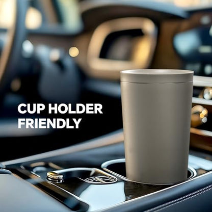 Ideus 17 oz Travel Coffee Mug, Double Wall Vacuum Stainless Steel Insulated Coffee Tumbler With Lid, Splash-Proof & Cup Holder Friendly, Keeps Drinks Hot/Cold, Dishwasher Safe, Celadon - color: Celadon