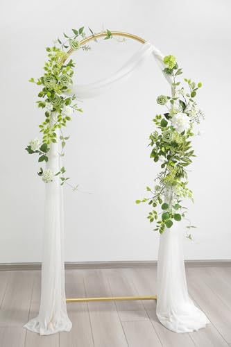 Serra Flora Artificial Greenery Stems Box Set,(Pack of 42pcs) with 7 Kinds of Faux Pink Green Filler for DIY Bridal Bouquets Wedding Floral Arrangement Table Centerpieces - color: Grass Green