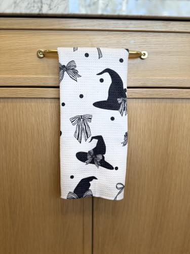 Kitchen Towels, Dish Towels for Kitchen, 3 Pc Kitchen Towel Set | Microfiber Waffle Towels, 16 x 26 inches, with Hanging Loops, Reusable Tea Towels, Cute Kitchen Towels - 3 Pack - color: Neutrals