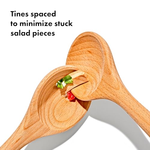 OXO Good Grips Beechwood Salad Servers – 2-Piece Set - style: Salad Servers