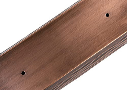 H Potter Succulent Planter Rectangular Plant Pot Flower Indoor Outdoor Window Box (Antique Copper Large) - color: Antique Copper Large