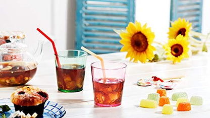 SCANDINOVIA - 13oz Unbreakable Premium Drinking Glasses Set of 6 - Made in Japan - Super Grade Acrylic Plastic - Perfect for Gifts - Dishwasher Safe - Cups Reusable Drinkware Tumblers Kids | Shatter-resistant clear SAN plastic with genuine glass-like clar