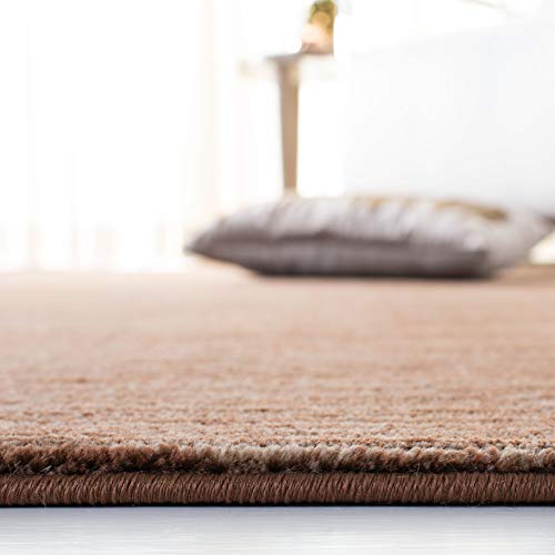 SAFAVIEH Vision Collection Area Rug - 4' Round, Brown, Modern Ombre Design, Non-Shedding & Easy to Clean, Ideal for Living Room, Bedroom, Dining Space (VSN606E) - color: Brown, size: 4' (Round)