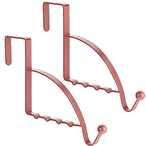 Hotop 2 Pcs Over The Door Hooks, Clothes Hanger, Over Door Hanger, Rose Gold - color: Rose Gold