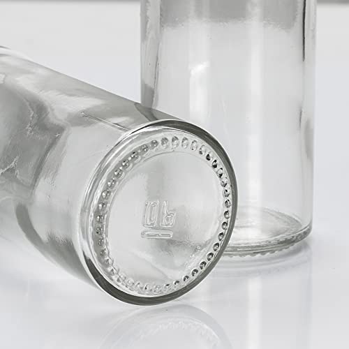 Tianifa 2 Pcs Black Spice Jars, 3 oz Glass Seasoning Bottles, Spices Container, Empty Spice Jars, Round Spice Bottles with Airtight Plastic Caps with Shaker Lids (2, clear) - color: Black Lids-1, size: 2pcs