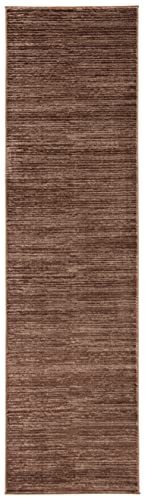 SAFAVIEH Vision Collection Runner Rug - 2'2" x 6', Brown, Modern Ombre Design, Non-Shedding & Easy to Clean, Ideal for Entryway, Foyer, Bedroom (VSN606E) - color: Brown, size: 2'2" x 6' (Runner)