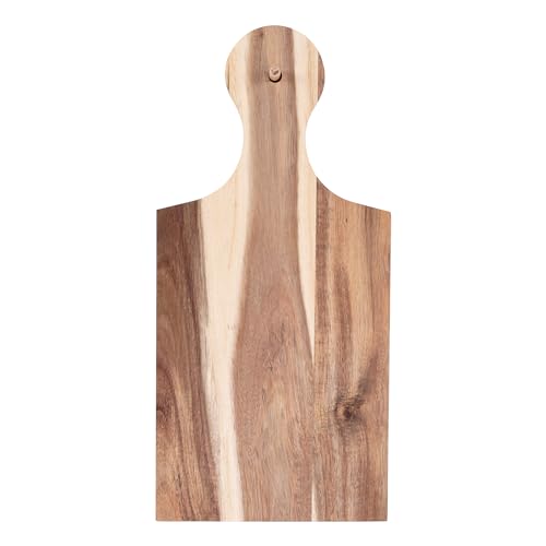 Rectangular Acacia Charcuterie Board - 10"x22" Cheese Boards Perfect for Christmas, Halloween, Ideal Wedding Gifts for Couple, Large Kitchen Serving Platter with Peg for Optional Toppers - style: Rectangular Charcuterie Board
