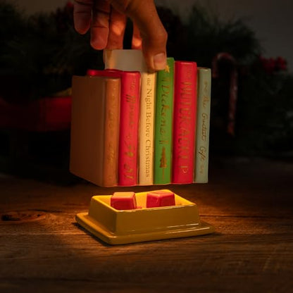 ScentSationals Christmas Books Wax Warmer for Scented Wax Melts | Holiday Decor, Candle Wax Melt Warmer for Long Lasting Home Fragrance