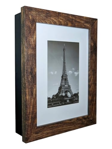 Concealment Picture Frame Hidden Gun - Secret Storage - Hidden Compartment - 8x10-5x7 - color: Brown