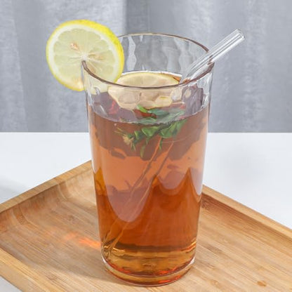 BPA-Free Plastic Tumblers 8 Pack (8x22oz) | Reusable Dishwasher Safe | Stackable Shatterproof Cups | Plastic Drinkware & Drinking Tumblers for Restaurant, Home, Party - color: Transparent, size: 8-Pack