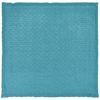 Karma Waffle Weave Dishcloth Set/Holder Simple - color: Blue Simple