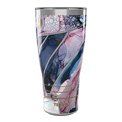 Tervis Traveler Inkreel Butterfly Wing Triple Walled Insulated Tumbler Travel Cup Keeps Drinks Cold & Hot, 30oz, Stainless Steel | Thermos Travel Mug, Insulated, 18/8 Stainless, Quiet Base, BPA-Free, Dishwasher Safe, Fits Most Cupholders, Gifts under $50