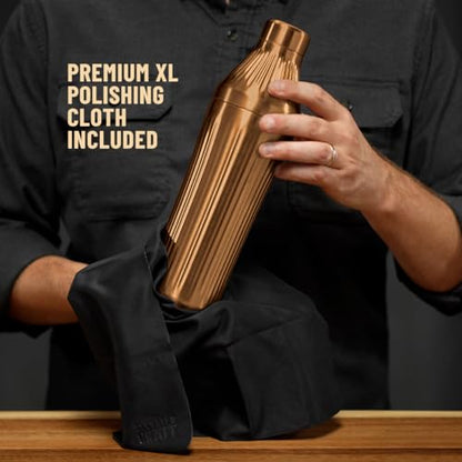 Diamond Edition Hybrid Cocktail Shaker Set, Brushed Copper, 28 oz | Diamond Edition Hybrid Cocktail Shaker Set with Vacuum Insulated Stainless Steel, Brushed Copper, 28 oz - color: Brushed Copper
