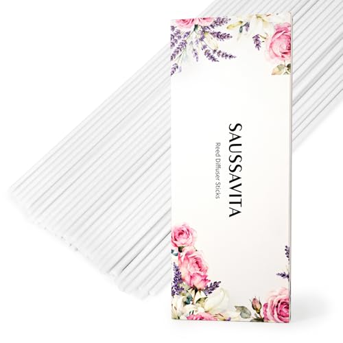 11 inch Diffuser Sticks 100 Pack, Diffuser Reeds Sticks Refill for Home and Bathroom, Diffuser Reeds Sticks for Scented Diffuser White - color: White